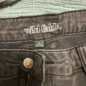 wild fable Black High-Rise Denim Jeans